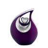 Large Purple Teardrop Urn for Human Ashes Male - Earns for Adult Men and Women - Cremation Urns for Ash, Funeral/Burial Urns, Decorative and Unique Keepsake ERN, Heart Urn, 2.5 LTR Volume view 1