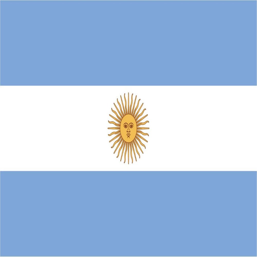 Argentina Flag Magnets | 2-Pack | 5-Inches by 3-Inches | Premium Quality Heavy Duty 30MIL Magnetic Prints | MagnetPD374