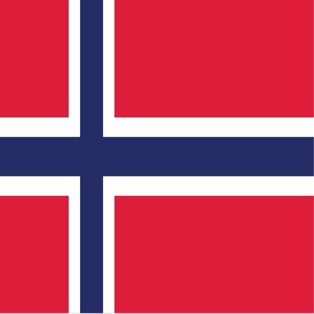 Norway Flag Magnets | 2-Pack | 5-Inches by 3-Inches | Premium Quality Heavy Duty 30MIL Magnetic Prints | MagnetPD501