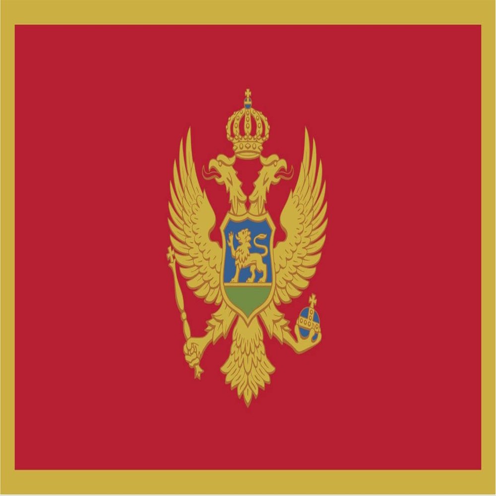 Montenegro Flag Magnets | 2-Pack | 5-Inches by 3-Inches | Premium Quality Heavy Duty 30MIL Magnetic Prints | MagnetPD488