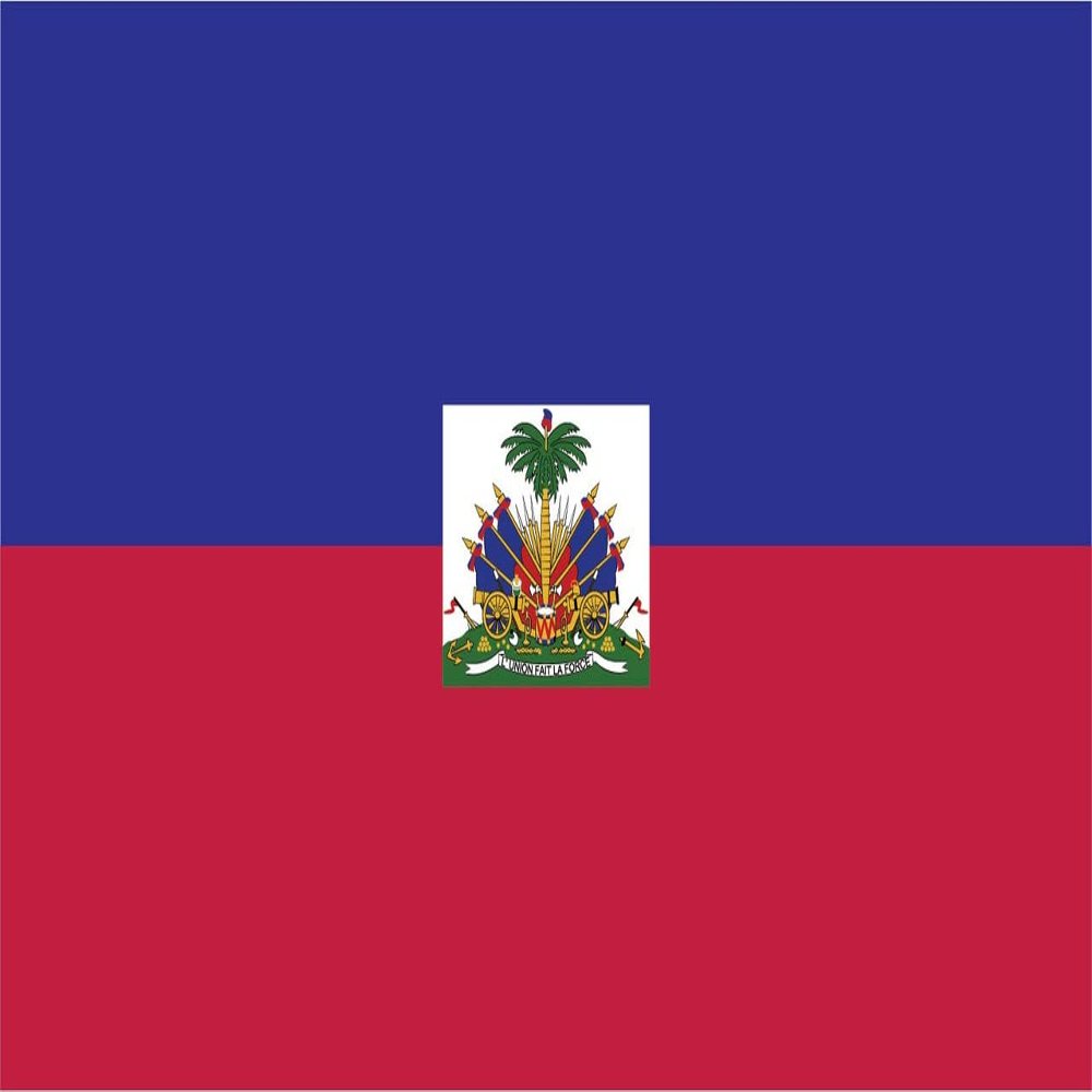 Haiti Flag Magnets | 2-Pack | 5-Inches by 3-Inches | Premium Quality Heavy Duty 30MIL Magnetic Prints | MagnetPD442
