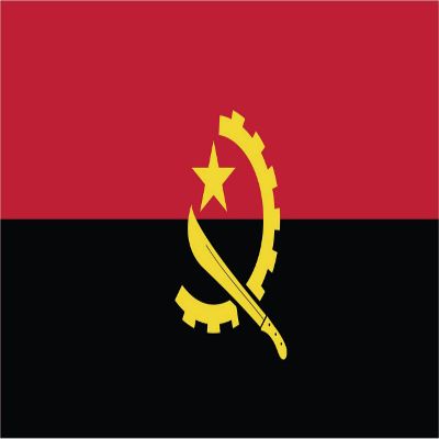 Angola Flag Magnets | 2-Pack | 5-Inches by 3-Inches | Premium Quality Heavy Duty 30MIL Magnetic Prints | MagnetPD371