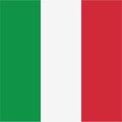 Italy Flag Magnets | 2-Pack | 5-Inches by 3-Inches | Premium Quality Heavy Duty 30MIL Magnetic Prints | MagnetPD452