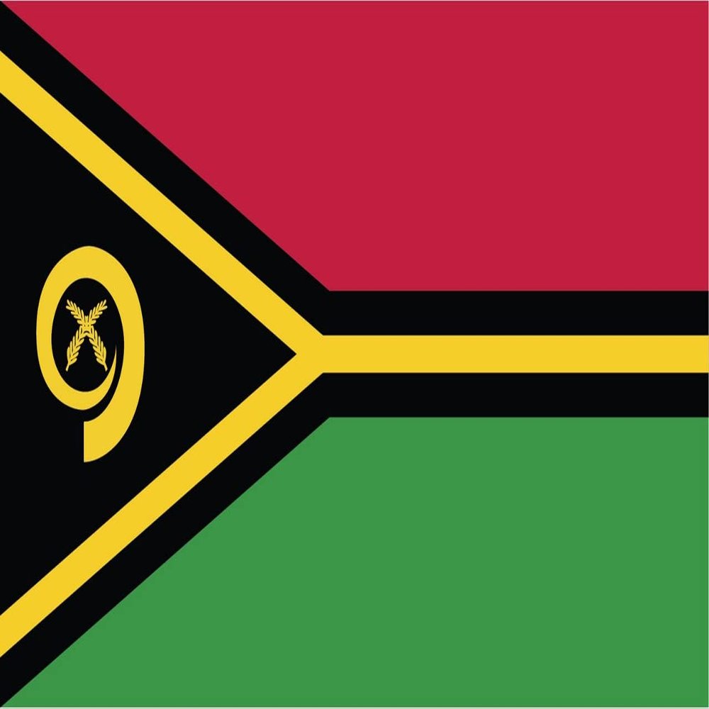 Vanuatu Flag Magnets | 2-Pack | 5-Inches by 3-Inches | Premium Quality Heavy Duty 30MIL Magnetic Prints | MagnetPD565