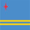 Aruba Flag Magnets | 2-Pack | 5-Inches by 3-Inches | Premium Quality Heavy Duty 30MIL Magnetic Prints | MagnetPD376 view 1