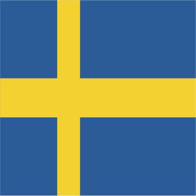 Sweden Flag Magnets | 2-Pack | 5-Inches by 3-Inches | Premium Quality Heavy Duty 30MIL Magnetic Prints | MagnetPD543