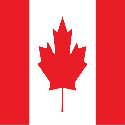 Canada Flag Magnets | 2-Pack | 5-Inches by 3-Inches | Premium Quality Heavy Duty 30MIL Magnetic Prints | MagnetPD400