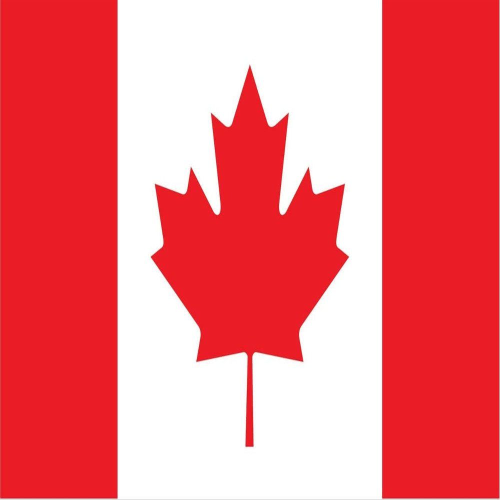 Canada Flag Magnets | 2-Pack | 5-Inches by 3-Inches | Premium Quality Heavy Duty 30MIL Magnetic Prints | MagnetPD400