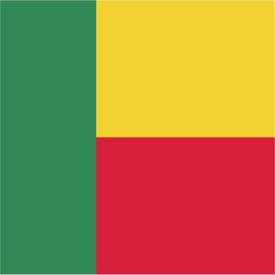 Benin Flag Magnets | 2-Pack | 5-Inches by 3-Inches | Premium Quality Heavy Duty 30MIL Magnetic Prints | MagnetPD388