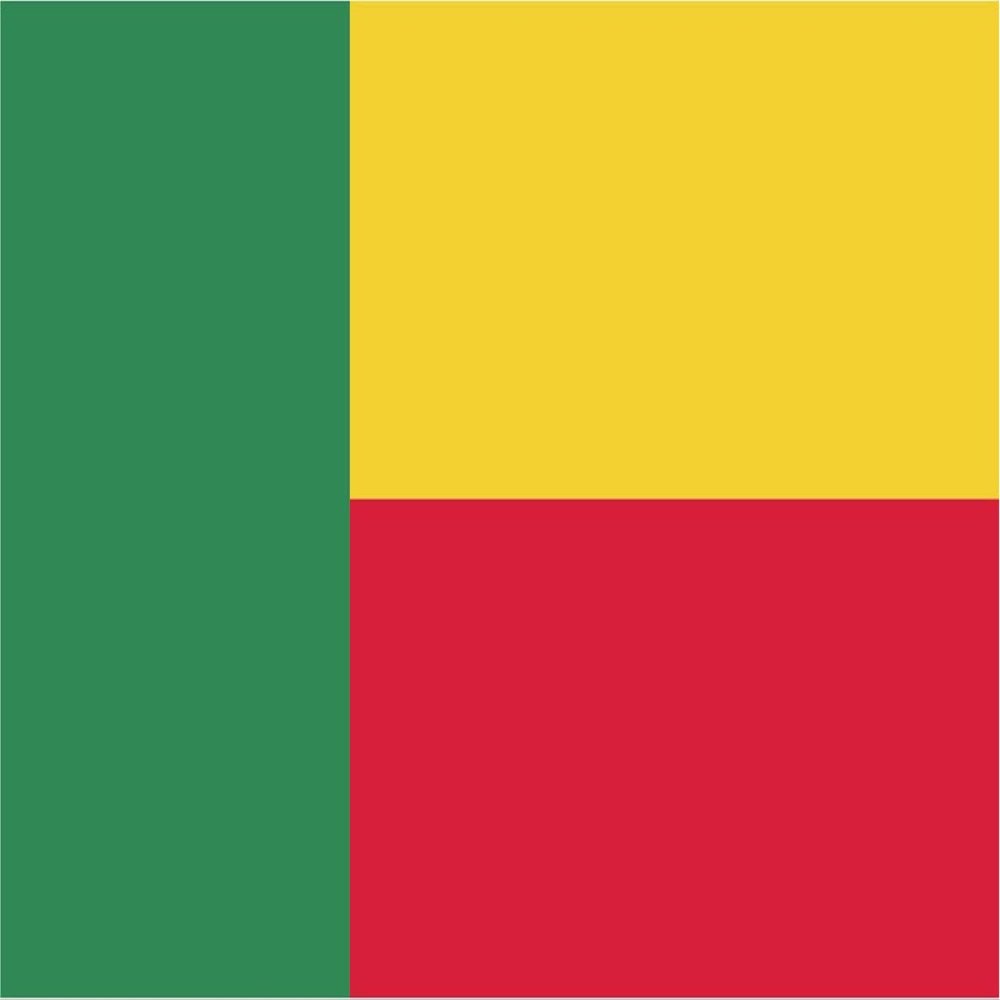 Benin Flag Magnets | 2-Pack | 5-Inches by 3-Inches | Premium Quality Heavy Duty 30MIL Magnetic Prints | MagnetPD388