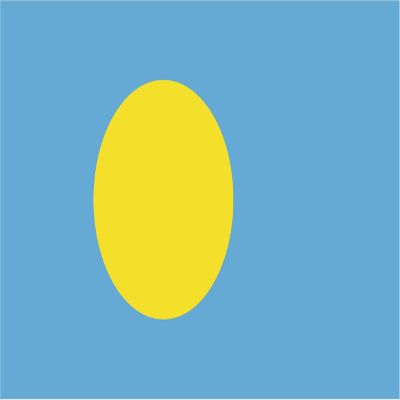 Palau Flag Magnets | 2-Pack | 5-Inches by 3-Inches | Premium Quality Heavy Duty 30MIL Magnetic Prints | MagnetPD504