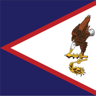 American Samoa Flag Magnets | 2-Pack | 5-Inches by 3-Inches | Premium Quality Heavy Duty 30MIL Magnetic Prints | MagnetPD369