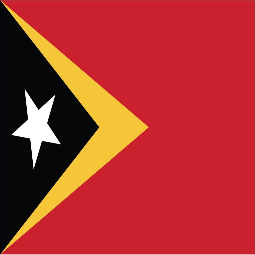 Timor Flag Magnets | 2-Pack | 5-Inches by 3-Inches | Premium Quality Heavy Duty 30MIL Magnetic Prints | MagnetPD550