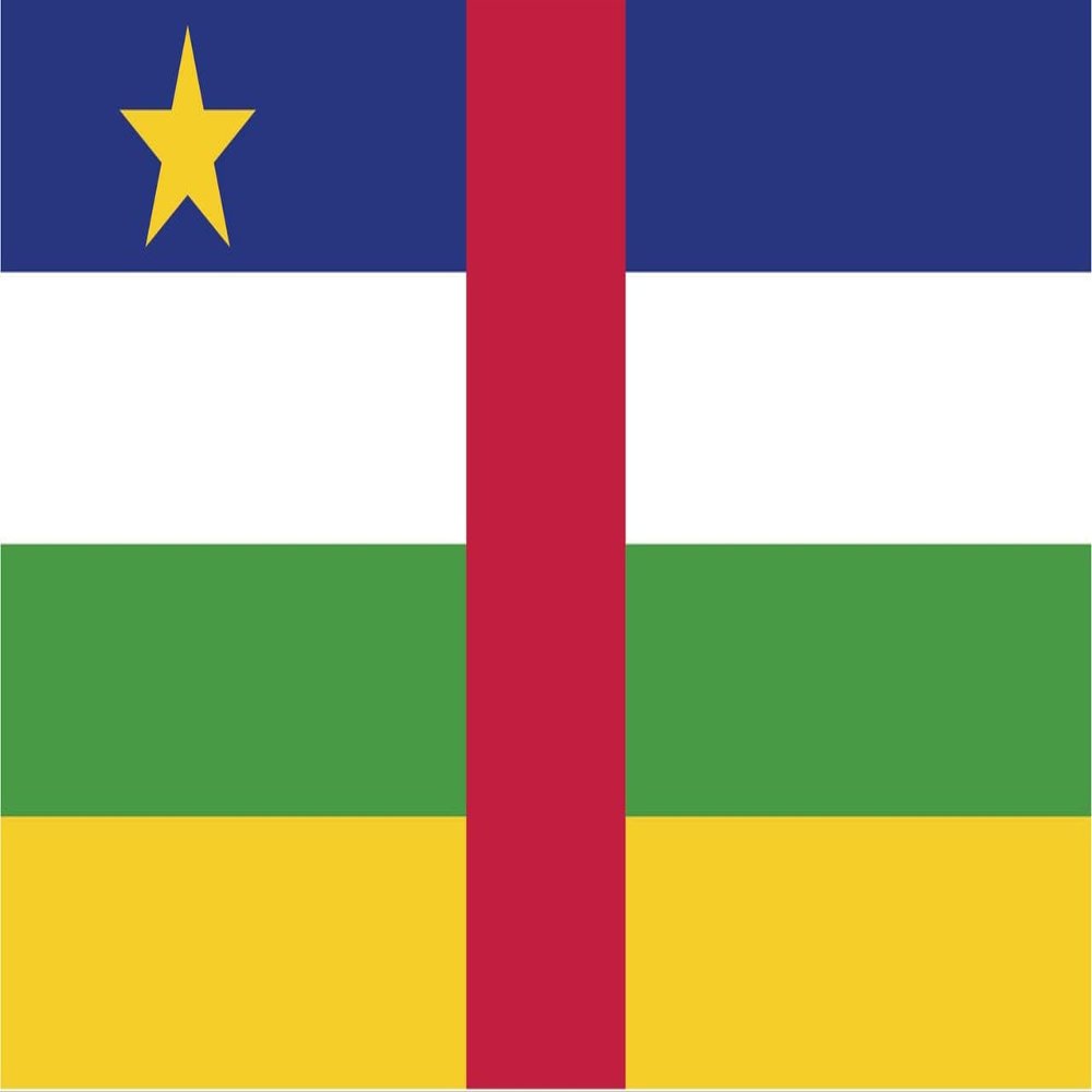 Central African Republic Flag Magnets | 2-Pack | 5-Inches by 3-Inches | Premium Quality Heavy Duty 30MIL Magnetic Prints | MagnetPD402