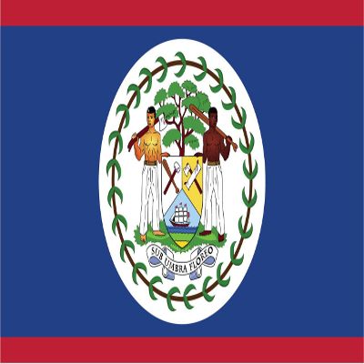 Belize Flag Magnets | 2-Pack | 5-Inches by 3-Inches | Premium Quality Heavy Duty 30MIL Magnetic Prints | MagnetPD387