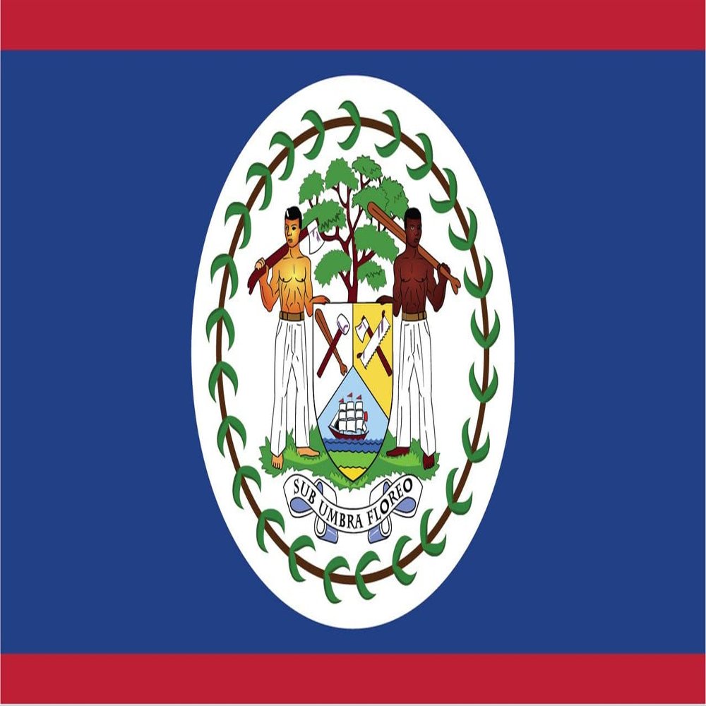 Belize Flag Magnets | 2-Pack | 5-Inches by 3-Inches | Premium Quality Heavy Duty 30MIL Magnetic Prints | MagnetPD387