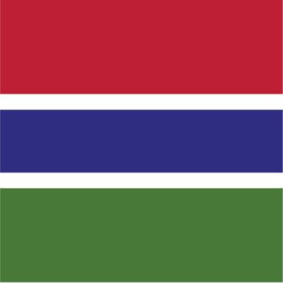 Gambia Flag Magnets | 2-Pack | 5-Inches by 3-Inches | Premium Quality Heavy Duty 30MIL Magnetic Prints | MagnetPD433