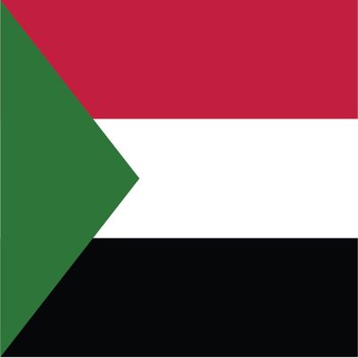 Sudan Flag Magnets | 2-Pack | 5-Inches by 3-Inches | Premium Quality Heavy Duty 30MIL Magnetic Prints | MagnetPD540