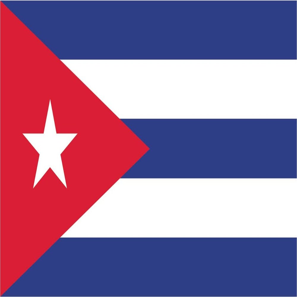 Cuba Flag Magnets | 2-Pack | 5-Inches by 3-Inches | Premium Quality Heavy Duty 30MIL Magnetic Prints | MagnetPD413