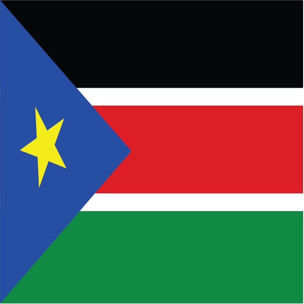 South Sudan Flag Magnets | 2-Pack | 5-Inches by 3-Inches | Premium Quality Heavy Duty 30MIL Magnetic Prints | MagnetPD537