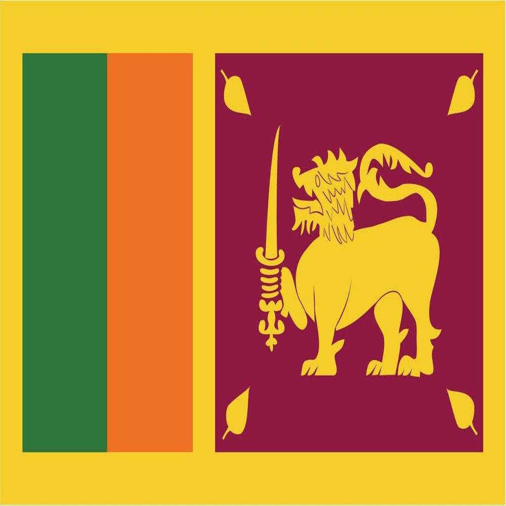 Sri Lanka Flag Magnets | 2-Pack | 5-Inches by 3-Inches | Premium Quality Heavy Duty 30MIL Magnetic Prints | MagnetPD539