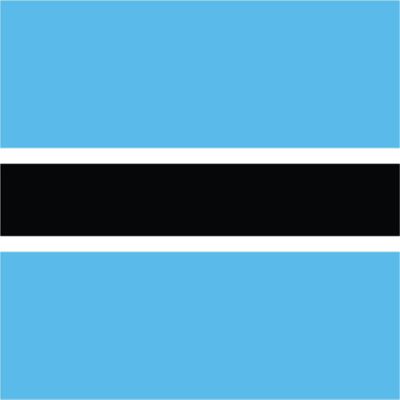 Botswana Flag Magnets | 2-Pack | 5-Inches by 3-Inches | Premium Quality Heavy Duty 30MIL Magnetic Prints | MagnetPD393