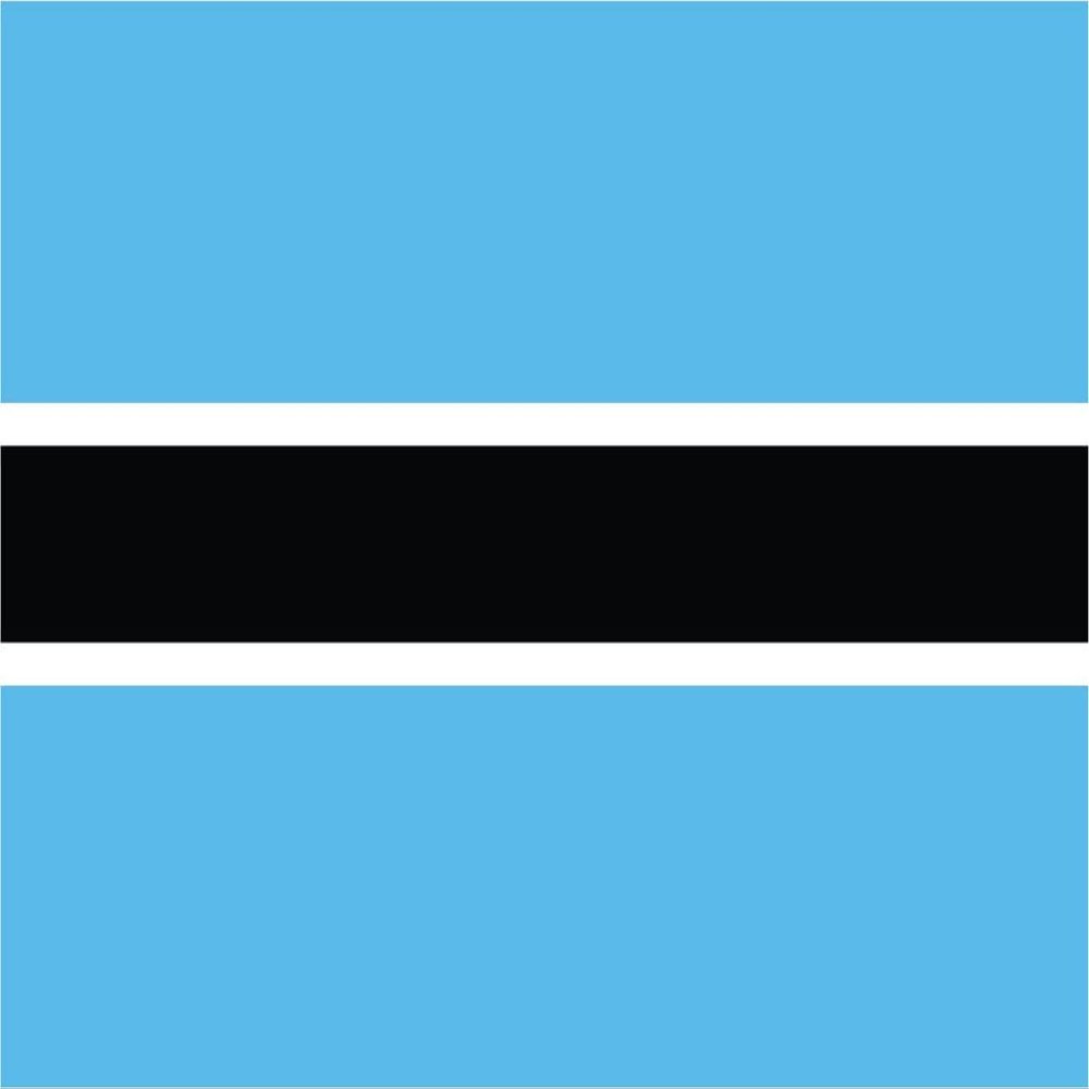 Botswana Flag Magnets | 2-Pack | 5-Inches by 3-Inches | Premium Quality Heavy Duty 30MIL Magnetic Prints | MagnetPD393