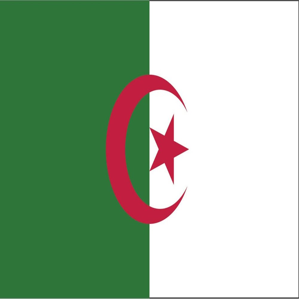 Algeria Flag Magnets | 2-Pack | 5-Inches by 3-Inches | Premium Quality Heavy Duty 30MIL Magnetic Prints | MagnetPD368