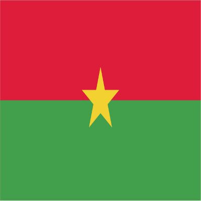 Burkina Fasso Flag Magnets | 2-Pack | 5-Inches by 3-Inches | Premium Quality Heavy Duty 30MIL Magnetic Prints | MagnetPD397