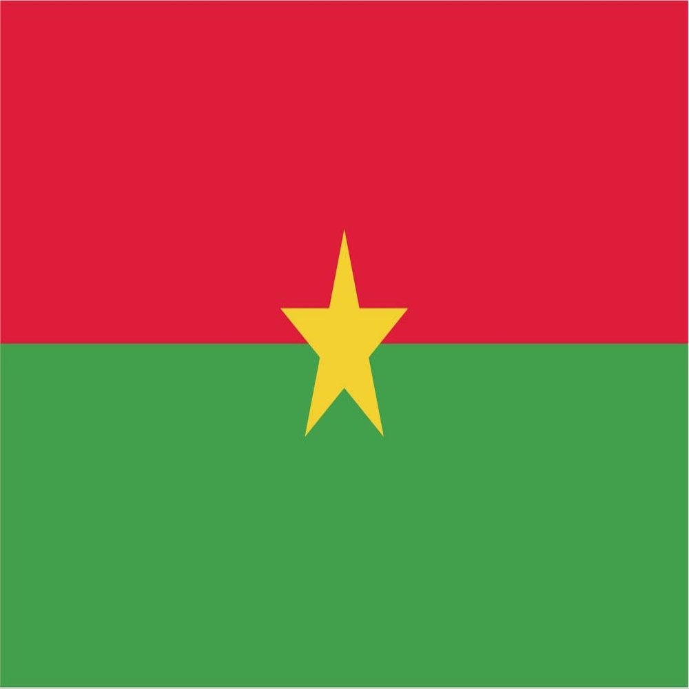 Burkina Fasso Flag Magnets | 2-Pack | 5-Inches by 3-Inches | Premium Quality Heavy Duty 30MIL Magnetic Prints | MagnetPD397