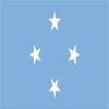 Micronesia Flag Magnets | 2-Pack | 5-Inches by 3-Inches | Premium Quality Heavy Duty 30MIL Magnetic Prints | MagnetPD484 view 1