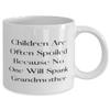 Cheap Grandmother, Children Are Often Spoiled Because No One Will Spank Grandmother, Epic 11oz 15oz Mug For Grandmom From Grandchild view 2