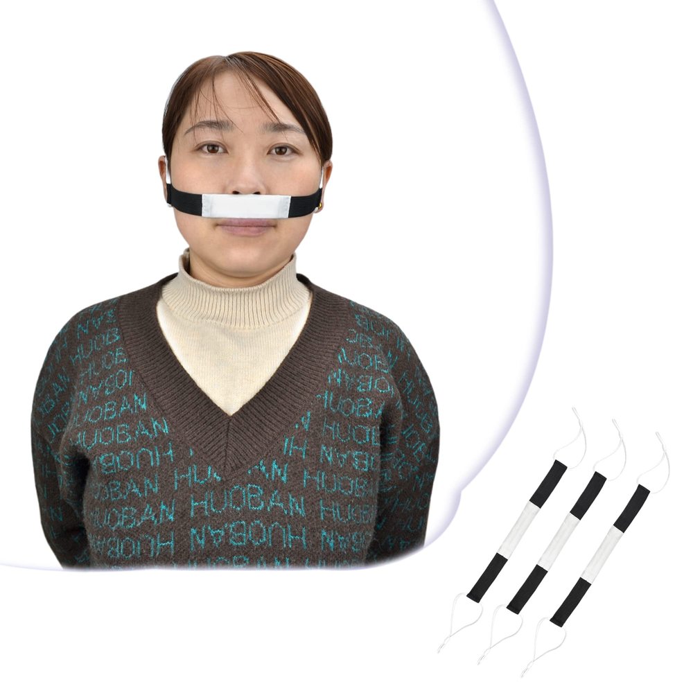 3 Pack Nasal Bandage Nose Surgery Elastic Bandage Dressing Holder for Nose Post Surgical Procedures