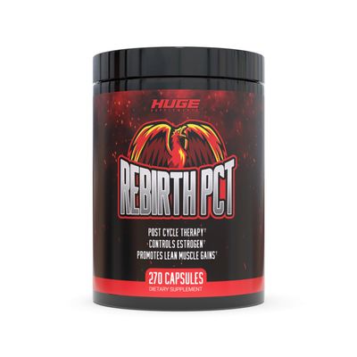 Rebirth PCT Supplement for Men, Most Stacked & Complete Post Cycle Therapy Formula - Science-Backed Ingredients & Optimal Dosages, Supercharge Recovery & Maintain Gains from Your Cycle (270 Capsules)
