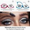 Sehnsucht 2 Pairs Eye Make Up Reading Glasses Womens Magnifying Cosmetic Readers Rotating Makeup Glasses for Women Blue Purple Tortoise 3660 1.50 view 2