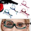 Sehnsucht 2 Pairs Eye Make Up Reading Glasses Womens Magnifying Cosmetic Readers Rotating Makeup Glasses for Women Blue Purple Tortoise 3660 2.00 view 3