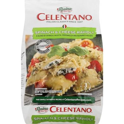 Celentano Spinach and Cheese Ravioli, 20 Ounce -- 12 per case