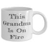 Epic Grandma, This Grandma Is On Fire, Cheap Mother's Day 11oz 15oz Mug From Grandmom view 2