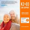2 in 1 High Potency Formula 90mcg Vitamin K2 (MK7) and 5000 IU Vitamin D3 Supplement for Bone and Heart Health | Non-GMO Formula Vitamin D3 & K2 Complex, Total 240 Capsules I 8 Month Supply view 4