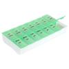 7 Day Pill Organizer AM and PM (Green) view 1