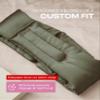 SUNDAYSILKS | Adjustable Silk Sleep Mask for Side Sleeper | Cloud-Like Comfort, Weighted for Deep Sleep | Soft Sleep Face Mask for Women & Men, Full Blackout, Cooling Silk Eye Mask for Sleeping view 4