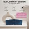 SUNDAYSILKS | Adjustable Silk Sleep Mask for Side Sleeper | Cloud-Like Comfort, Weighted for Deep Sleep | Soft Sleep Face Mask for Women & Men, Full Blackout, Cooling Silk Eye Mask for Sleeping view 3