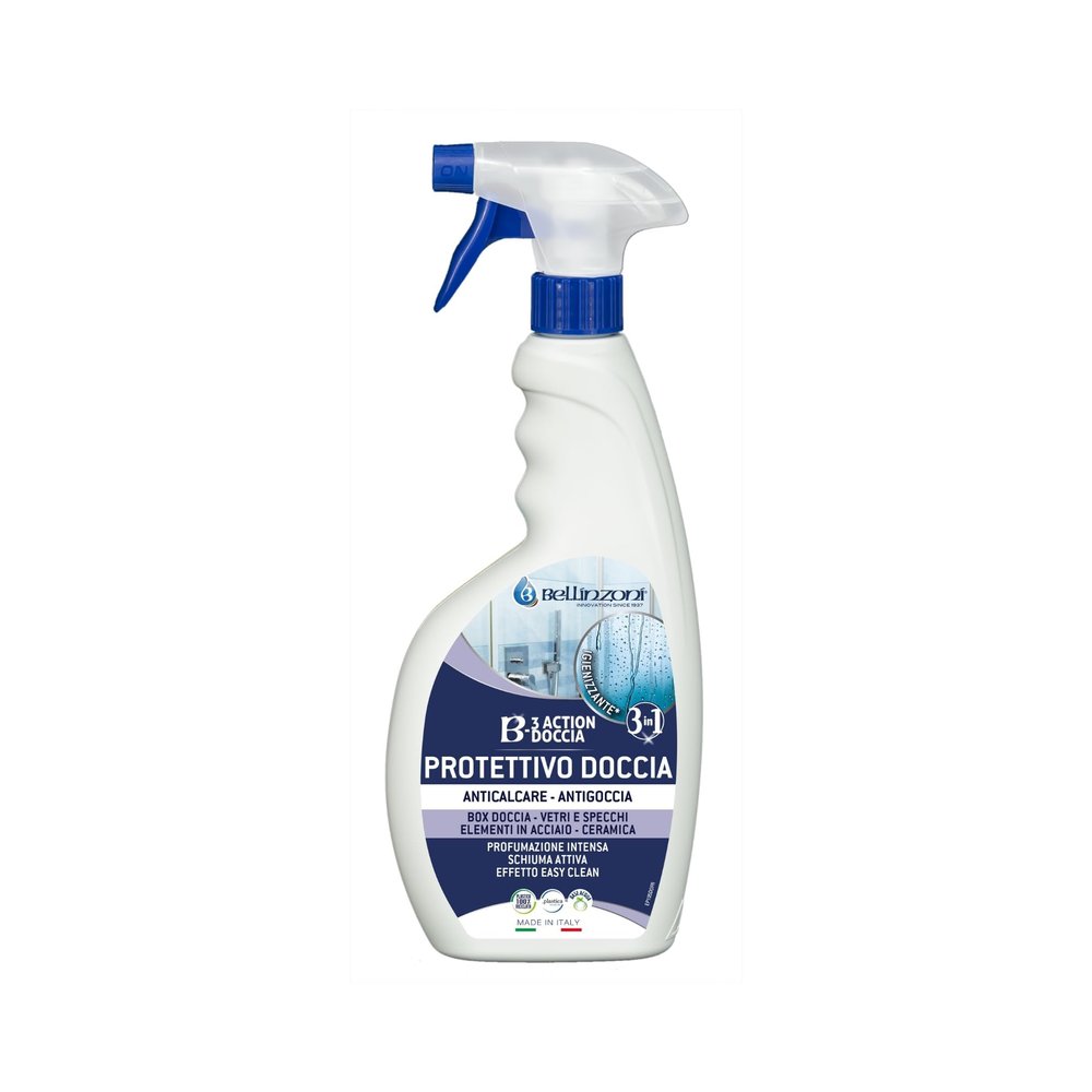 Bellinzoni B-3 Action Shower Cleaning Spray for Shower Cubicles, 25 Fl Oz (Pack of 1)