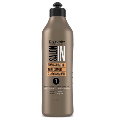 RECAMIER PROFESSIONAL SALON IN Braziliss Kerat-in Amino Complex STEP 1 Hair Clarifying Shampoo 35.27oz