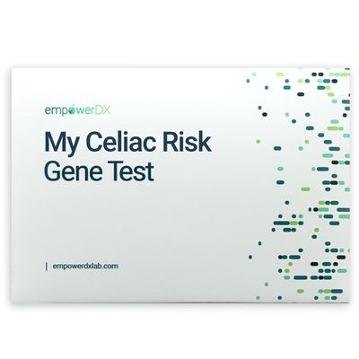 empowerDX Celiac Risk Gene Test, Check HLA Genetic Risk Factors for Celiac Disease at Home, Easy to Use Mouth Swab Test, Ages 2+