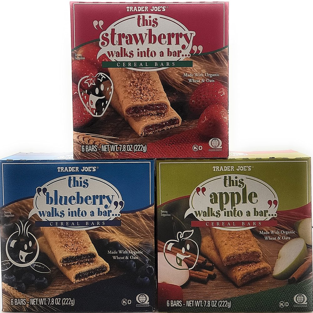 Trader Joe's Cereal Bar Variety Pack - 3 Flavors