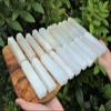 1/2 lb Bulk Wholesale Lot 4" Selenite Logs Crystal Sticks Wand Blade 8 oz view 3