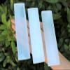 1 Pieces Polished Selenite Charging Station: 6" Flat Crystal Plate (Cleansing) view 3