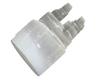 1 Pieces Selenite Crystal Twin Tower (Selenite Skyscraper, Point, Gypsum Crystal) view 1