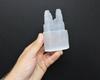 1 Pieces Selenite Crystal Twin Tower (Selenite Skyscraper, Point, Gypsum Crystal) view 4